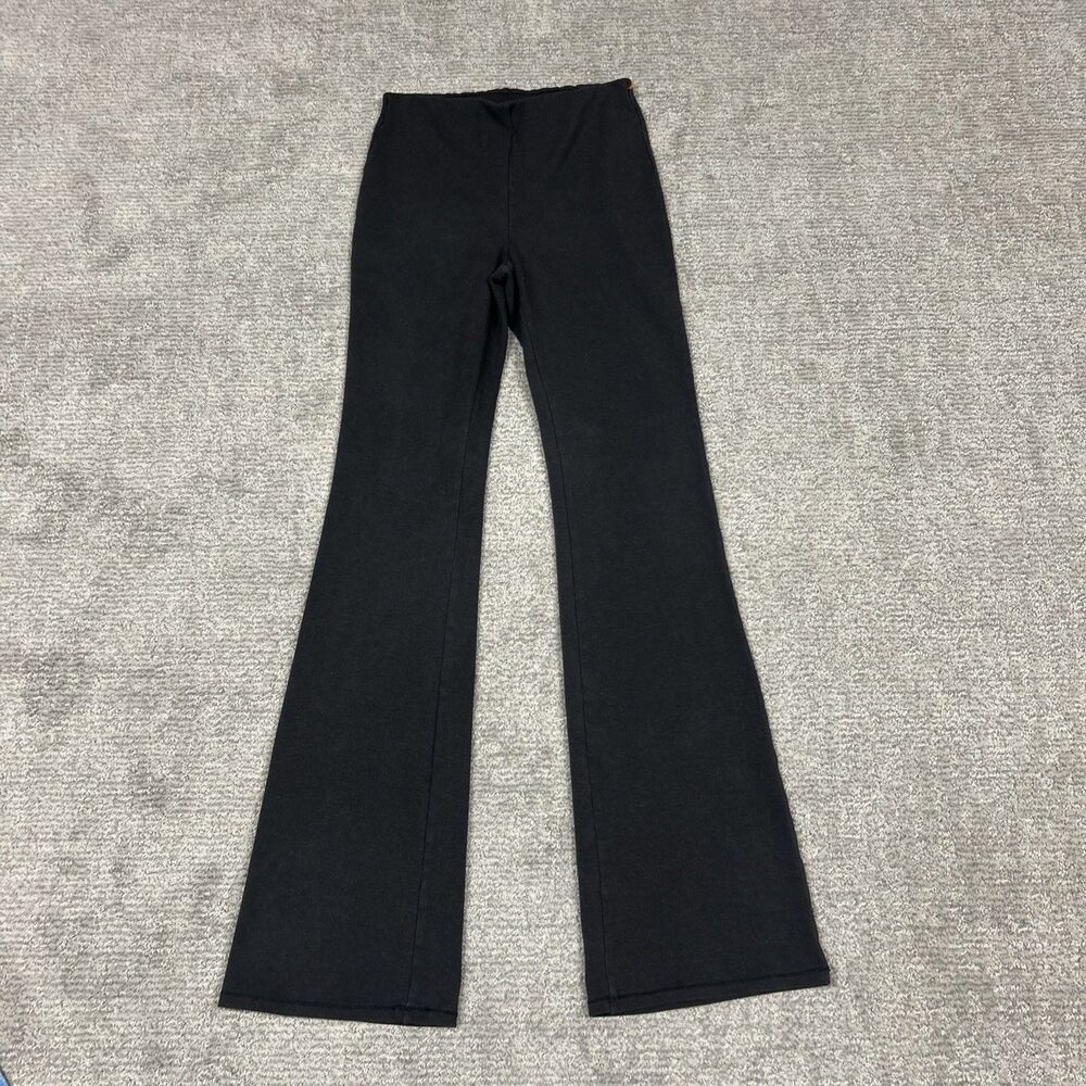 Skims Pull On Pants Womens Medium Gray Lounge Bootcut Stretch Comfort 26x33.5